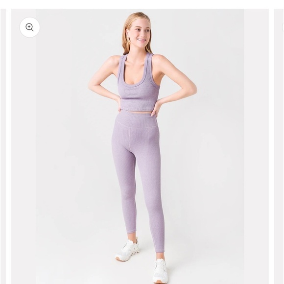 THE UPSIDE x Revolve Jacquard Dance Midi Pant lavender XS - Picture 2 of 10